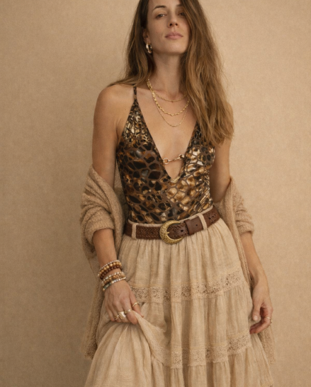 Brownie Velvet leotard